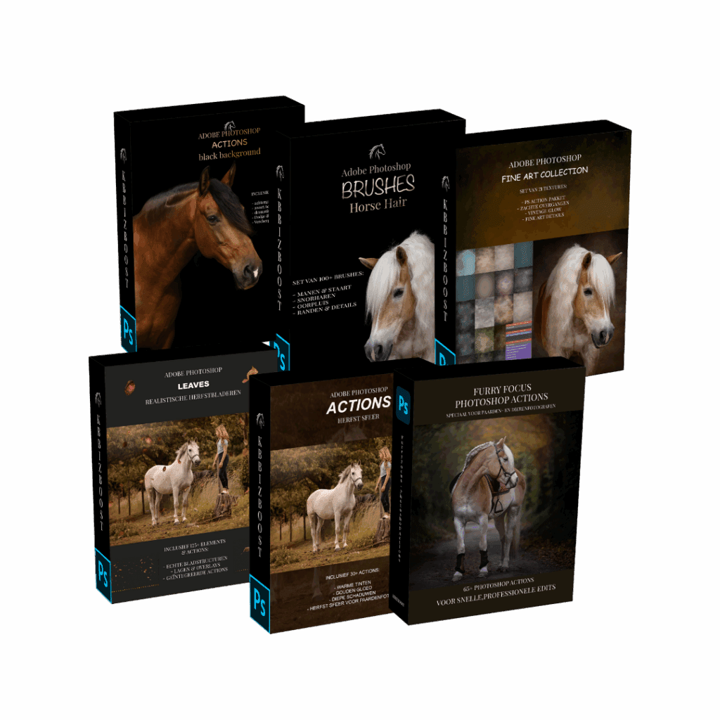 Photoshop Actions en Brushes voor paardenfotografen