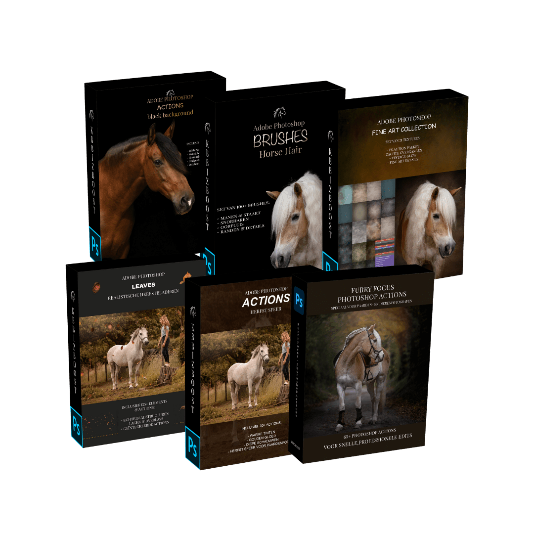 Photoshop actions paardenfotografie