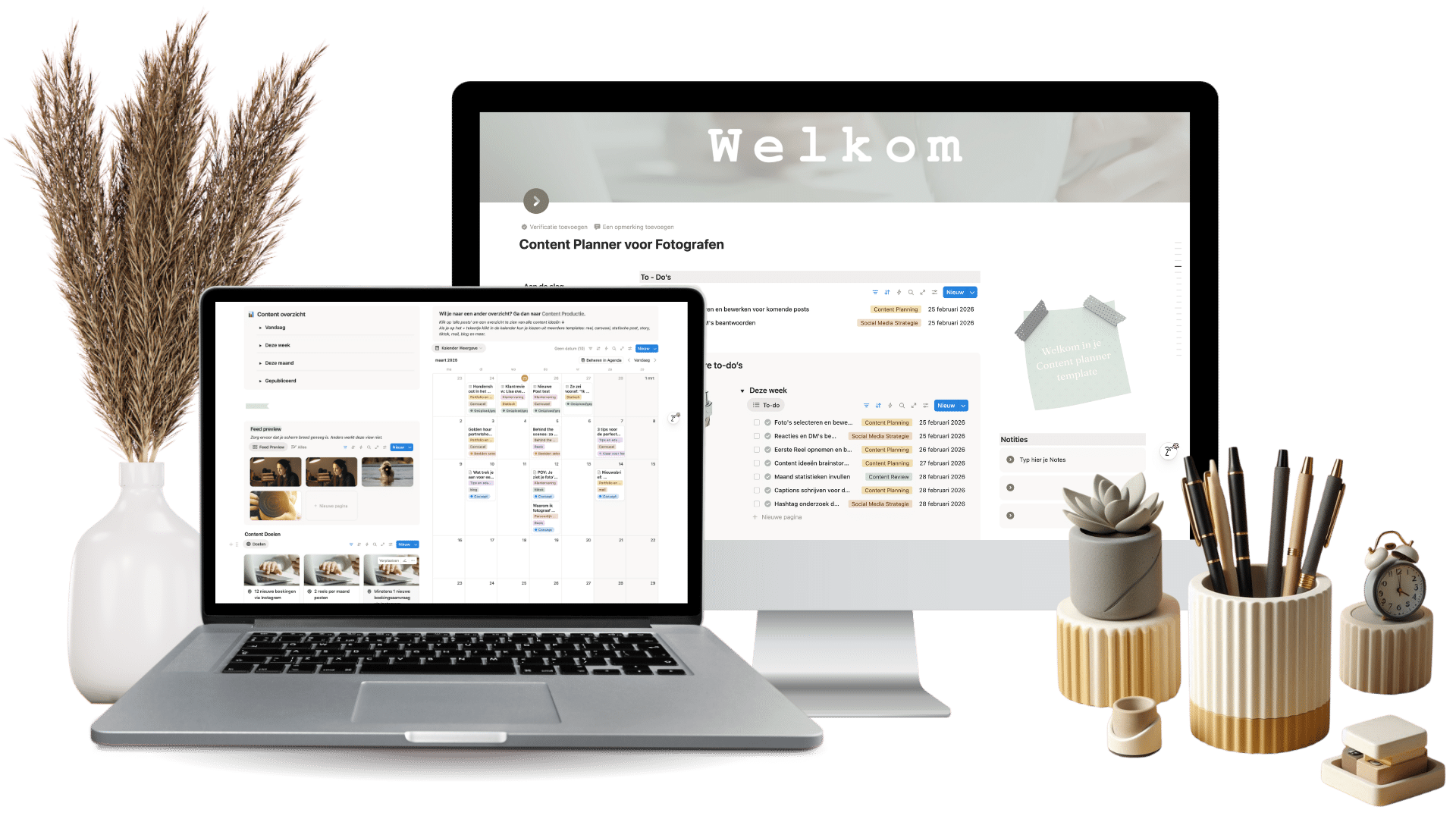 Plan je content als fotograaf in 30 minuten per week.