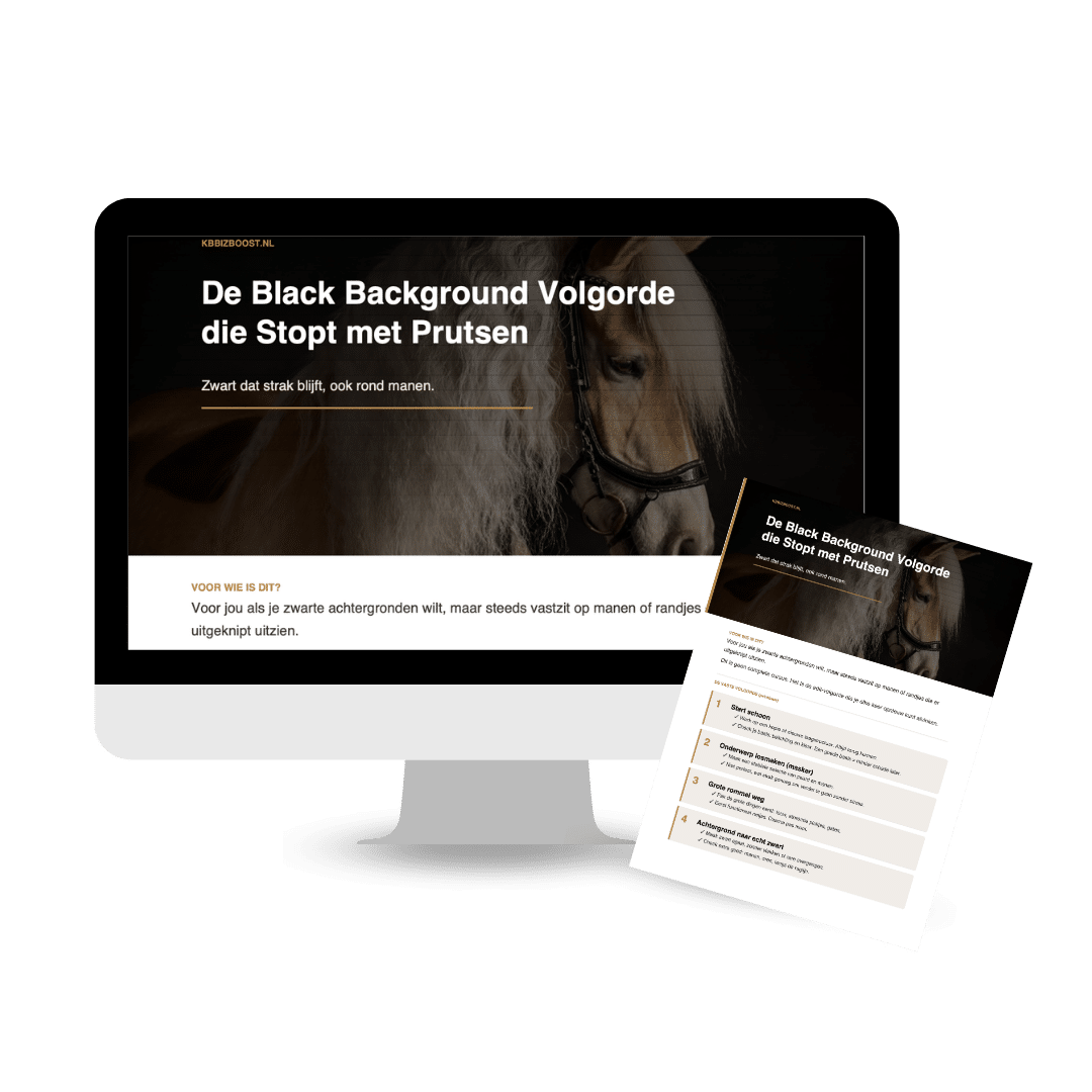 Gratis Blackfoto Checklijst photoshop